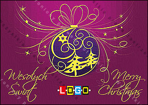 kartka świąteczne - wzór BZ1-324 awers