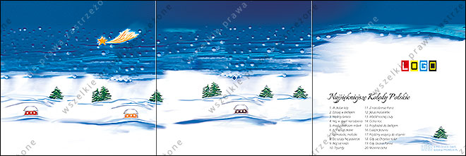 kartki świąteczne z kolędami - CD-karnet - wzór cdkarn_BK-055 rewers